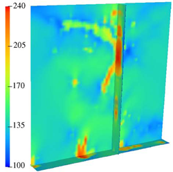 vessel stress-map